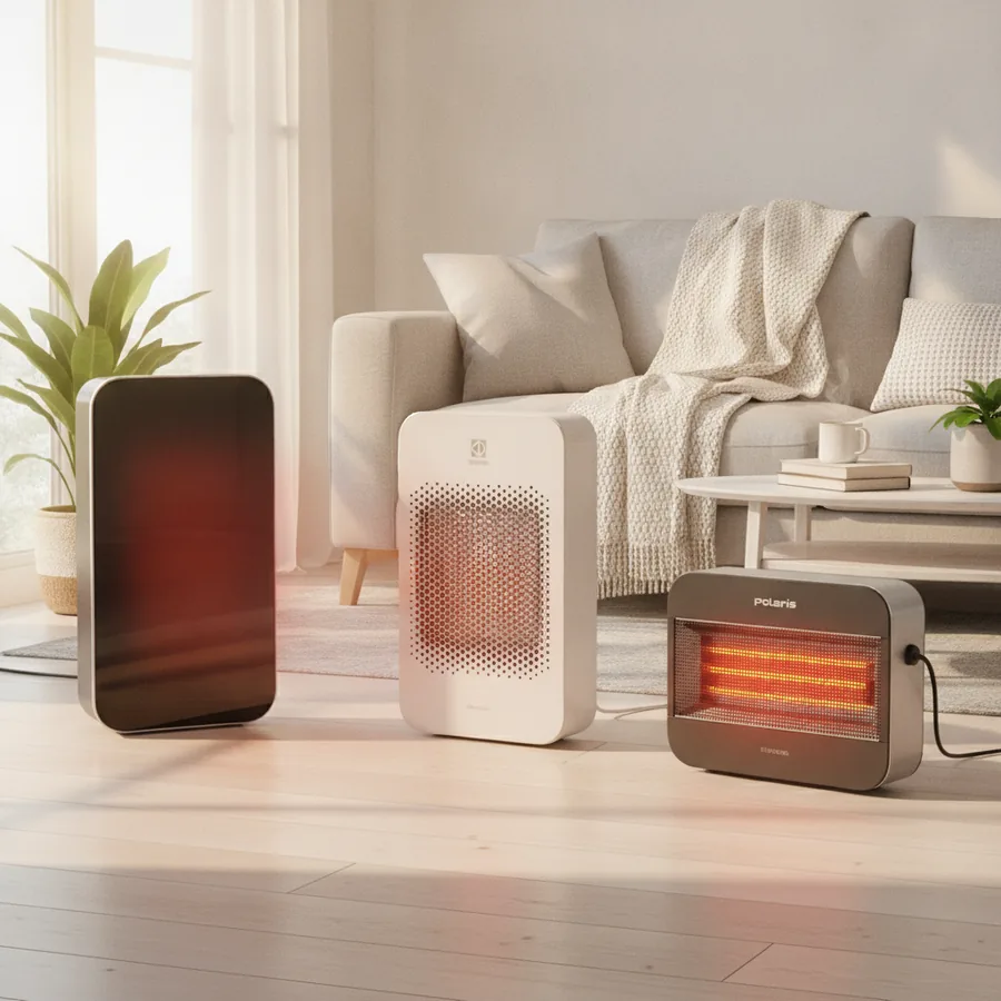 Инфракрасный обогреватель Ballu, Electrolux и Polaris — сравнение по критериям